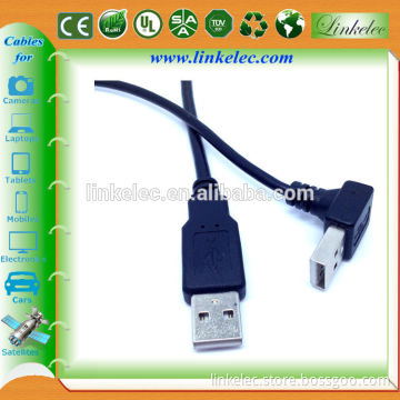 6ft 90 degree high quality Down angle USB AM TO Straight USB AM cable
